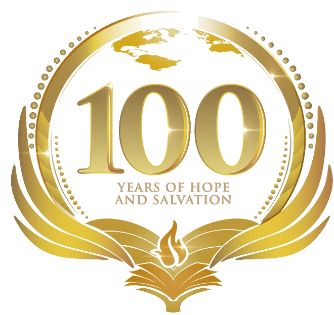 Official 100 Years of Hope and Salvation logo