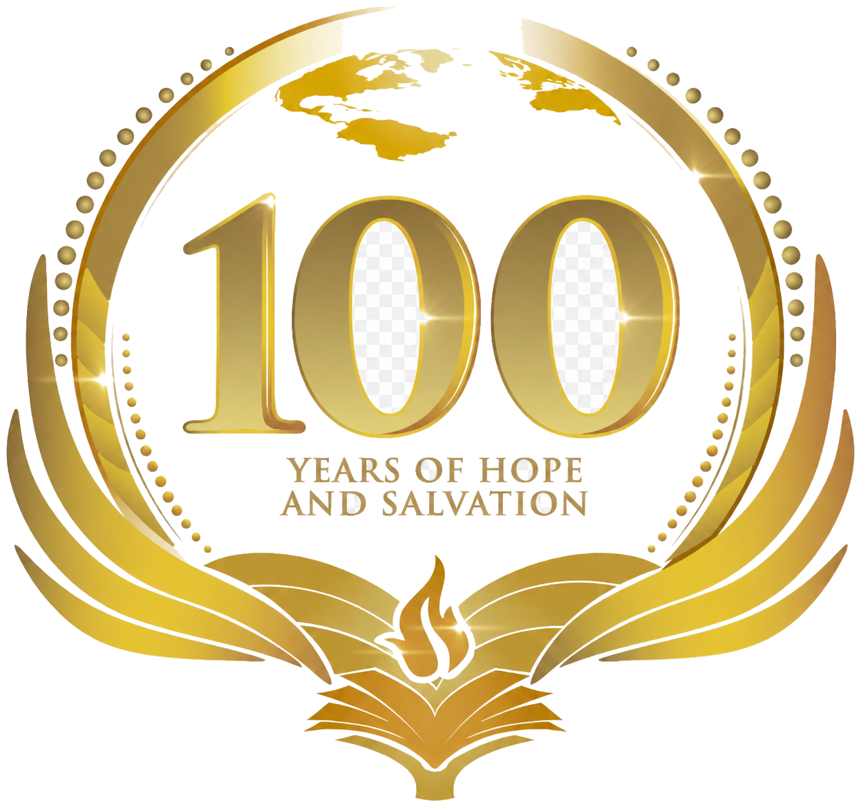 Official 100 Years of Hope and Salvation logo